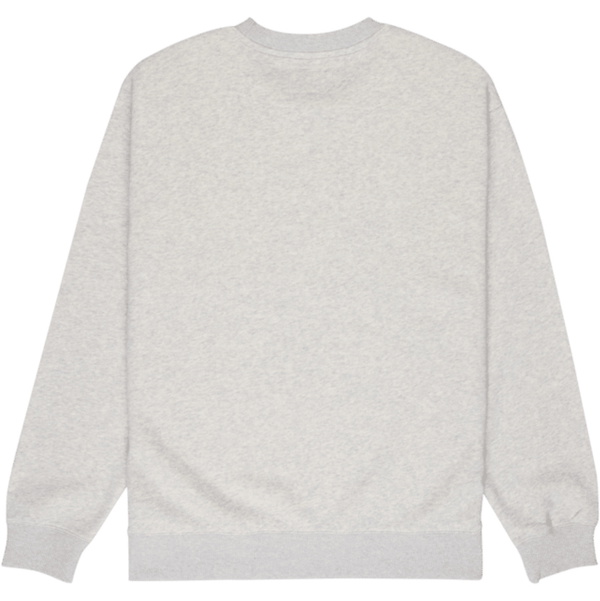 2026 DC Shoes Mens DC Heritage Font Sweatshirt EDYSF03288 - Light Heather Grey